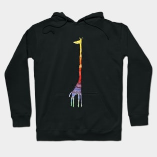 Happy rainbow giraffe Hoodie